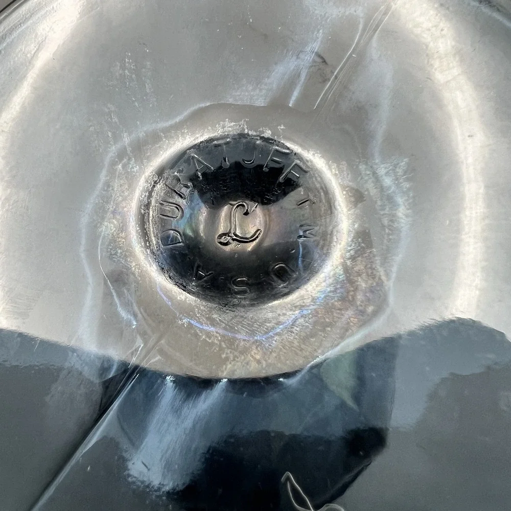 Vintage Libbey Gibraltar Dusky Blue Water Goblets 6.75